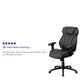High Back Black LeatherSoft Multifunction Executive Chair w/Lumbar Support Knob