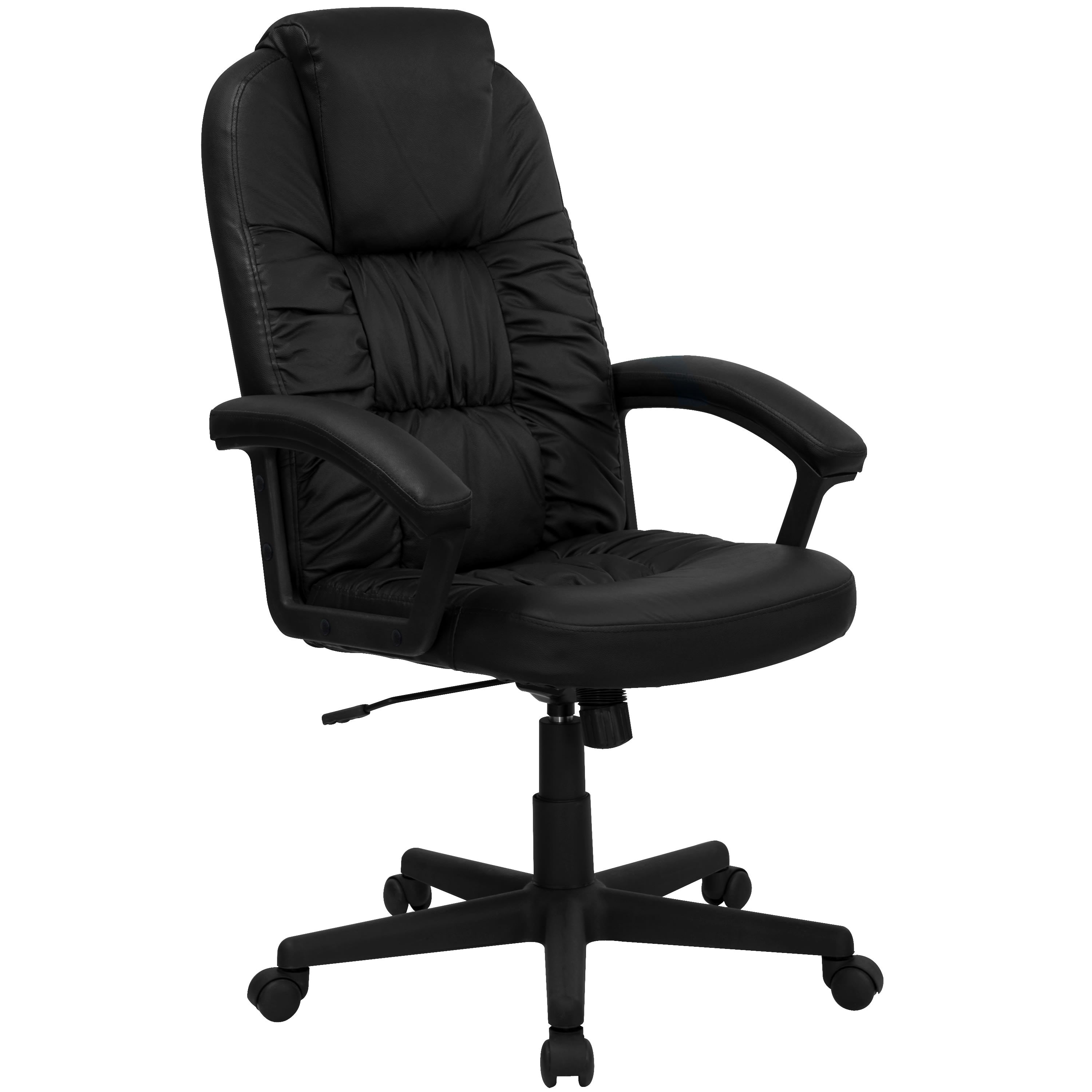 Ripple black leather office chair shop