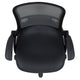 Dark Gray |#| High Back Dark Gray Mesh Ergonomic Office Chair w/ Black Frame and Flip-up Arms