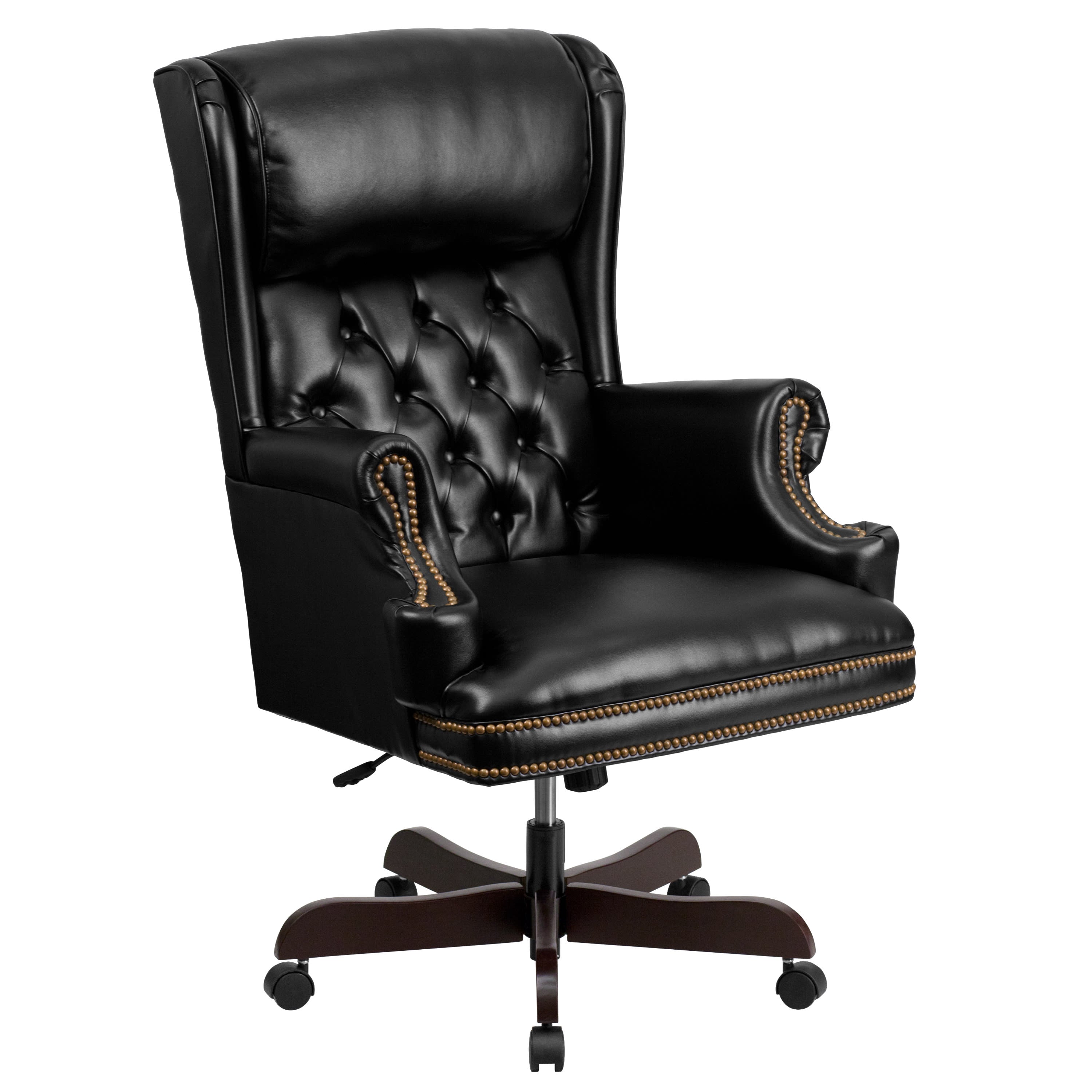 Executive ergonomic top leather chair