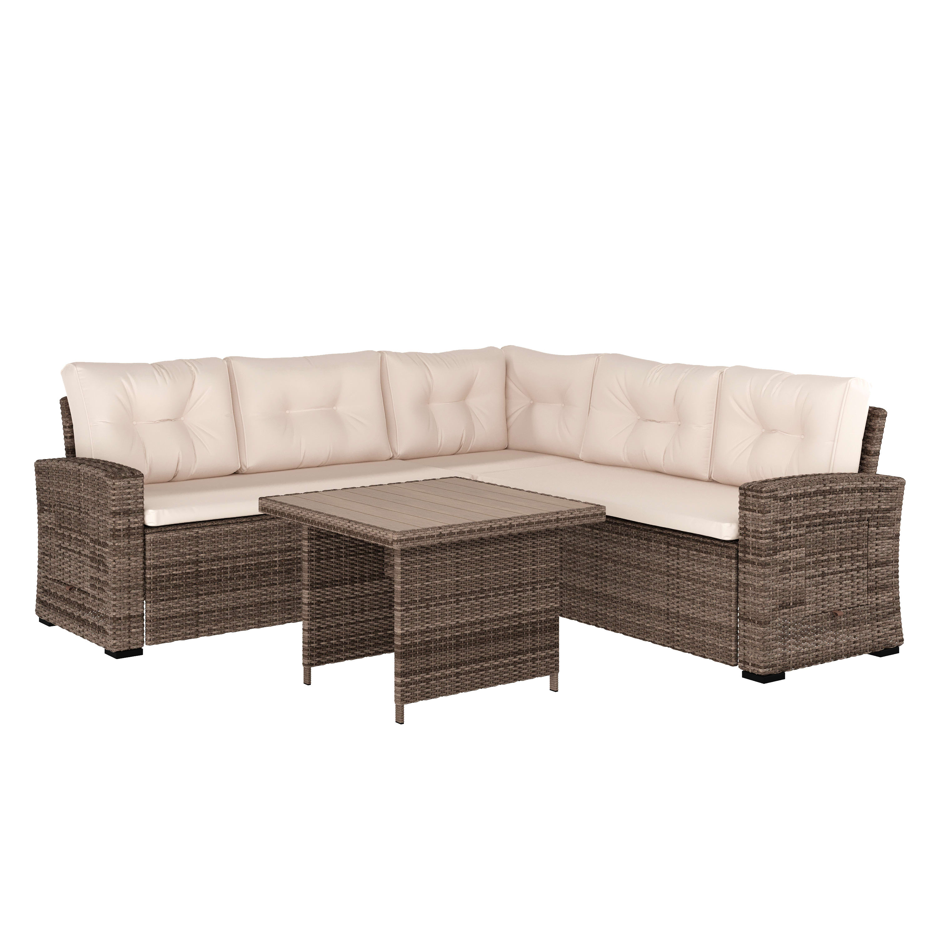 Sectional dining set indoor outlet