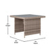 Gray Cushions/Gray Frame |#| Indoor/Outdoor Conversation Set with Sofa and Table in Gray