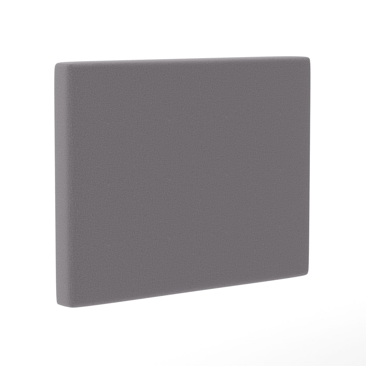 Gray |#| Upholstered Twin Headboard with 2 Power Outlets, 1 USB, 1 USB-C Port in Gray