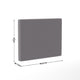 Gray |#| Upholstered Twin Headboard with 2 Power Outlets, 1 USB, 1 USB-C Port in Gray