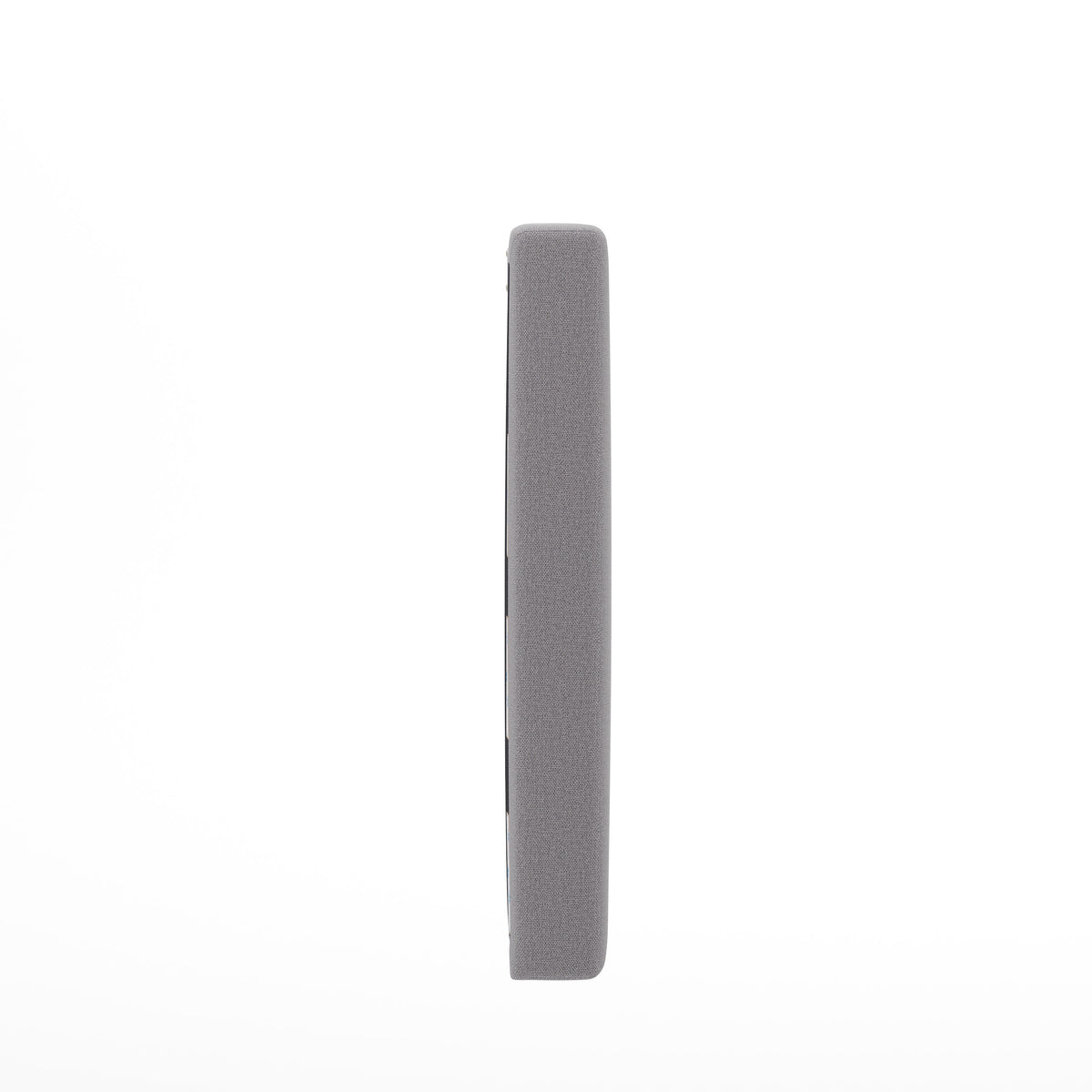 Gray |#| Upholstered Twin Headboard with 2 Power Outlets, 1 USB, 1 USB-C Port in Gray