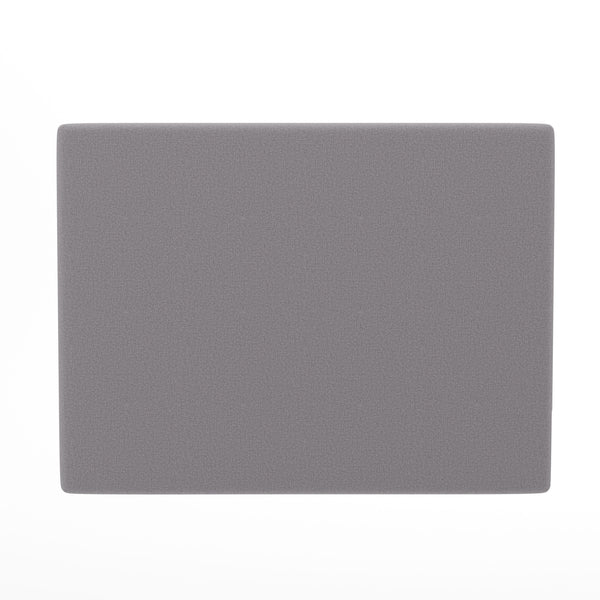 Gray |#| Upholstered Twin Headboard with 2 Power Outlets, 1 USB, 1 USB-C Port in Gray