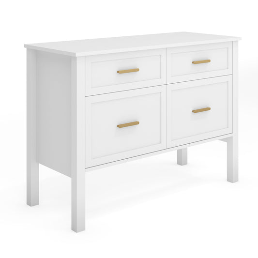 Hutton Shaker Style Home Office 4 Drawer Lateral File Cabinet