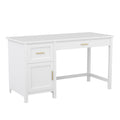  White Frame/Polished Brass Hardware