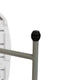 30" |#| 30 Inch Height Adjustable Plastic Folding TV Tray/Laptop Table in Granite White