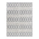 Gray/Ivory |#| Indoor Hand Woven Bohemian 8' x 10' Area Rug in Gray with Ivory Diamond Pattern