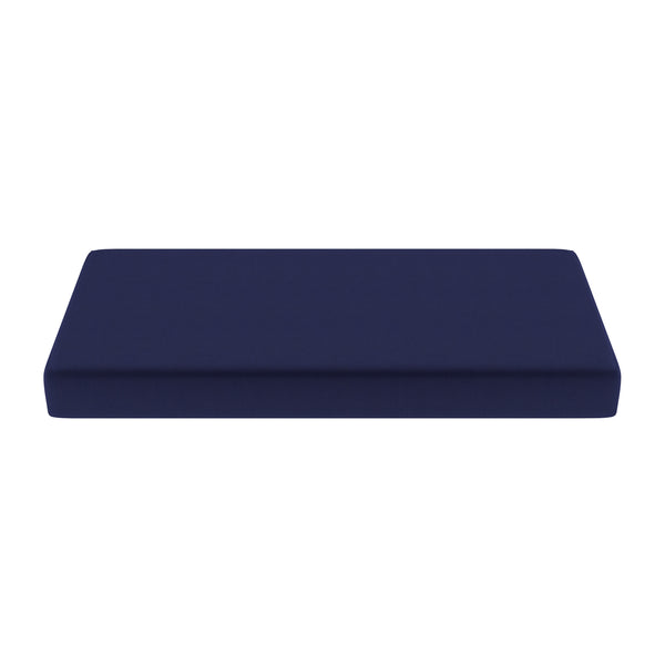 Twin |#| Liquid-Resistant Memory Foam Twin Mattress with Zippered Cover in Blue
