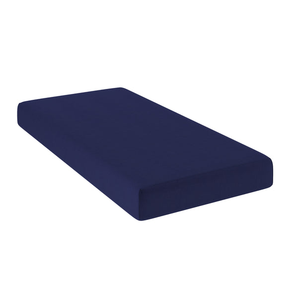 Twin XL |#| Liquid-Resistant Memory Foam Twin XL Mattress with Zippered Cover in Blue