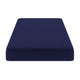 Twin XL |#| Liquid-Resistant Memory Foam Twin XL Mattress with Zippered Cover in Blue