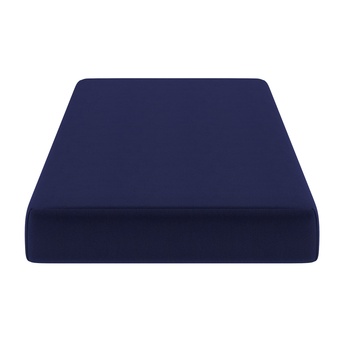 Twin XL |#| Liquid-Resistant Memory Foam Twin XL Mattress with Zippered Cover in Blue