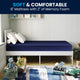 Twin |#| Liquid-Resistant Memory Foam Twin Mattress with Zippered Cover in Blue