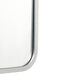 Matte Silver,30"W x 40"L |#| Wall Mount 40x30 Accent Mirror with Matte Silver Metal Frame/Silver Backed Glass