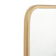 Matte Gold,24"W x 36"L |#| Wall Mount 24x36 Accent Mirror with Matte Gold Metal Frame/Silver Backed Glass