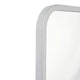 Matte Silver,24"W x 36"L |#| Wall Mount 24x36 Accent Mirror with Matte Silver Metal Frame/Silver Backed Glass