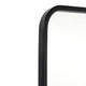 Matte Black,24"W x 36"L |#| Wall Mount 24x36 Accent Mirror with Matte Black Metal Frame/Silver Backed Glass