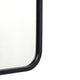 Matte Black,24"W x 36"L |#| Wall Mount 24x36 Accent Mirror with Matte Black Metal Frame/Silver Backed Glass