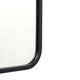 Matte Black,30"W x 40"L |#| Wall Mount 40x30 Accent Mirror with Matte Black Metal Frame/Silver Backed Glass