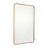 Jada Decorative Wall Mirror - Rounded Corners, Bathroom & Living Room Glass Mirror Hangs Horizontal Or Vertical