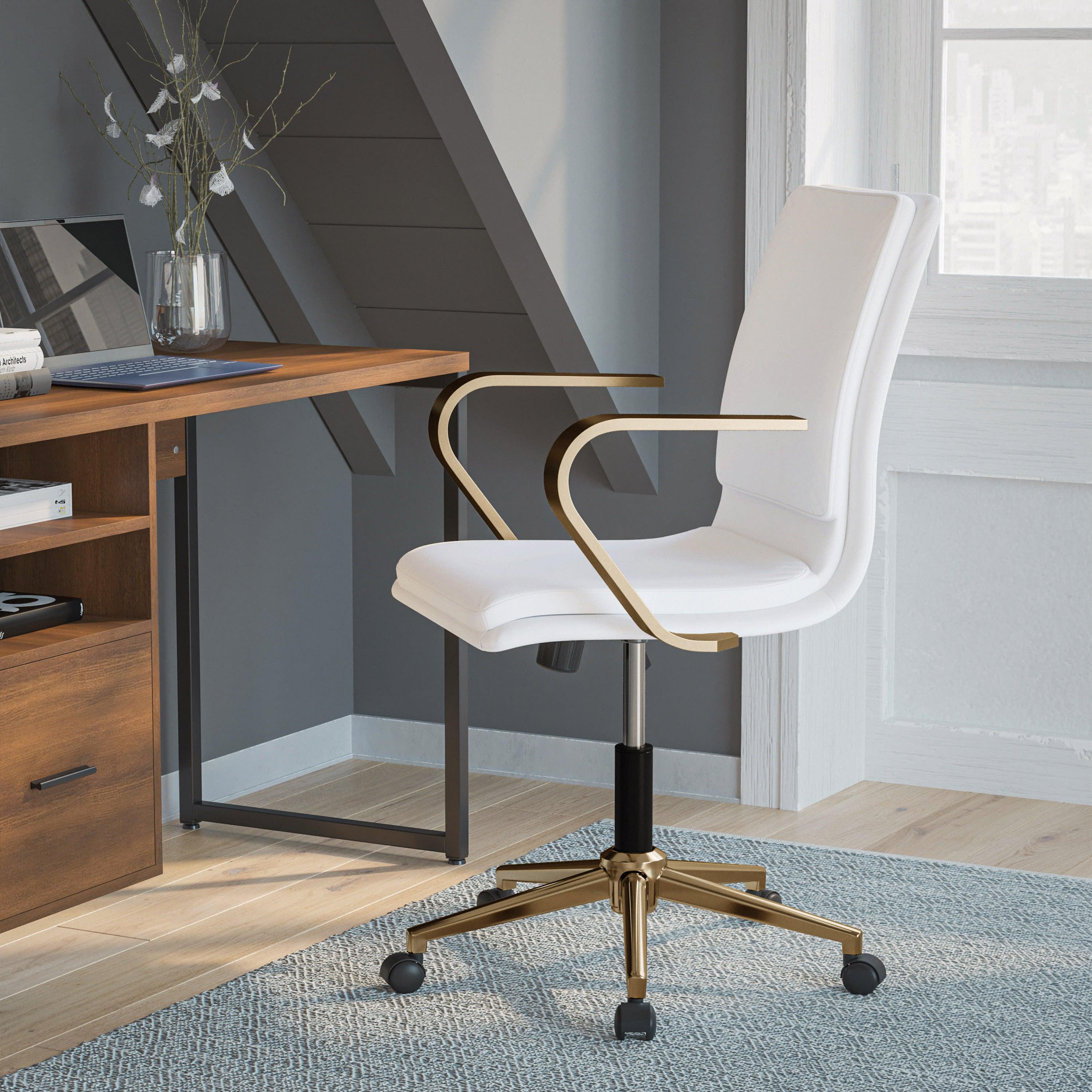 Upholstered Swivel Desk Chair GO 21111B BizChair