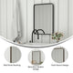 Brushed Bronze |#| Wall Mount 20inch x 30inch Shatterproof Wall Mirror with Brushed Bronze Metal Frame