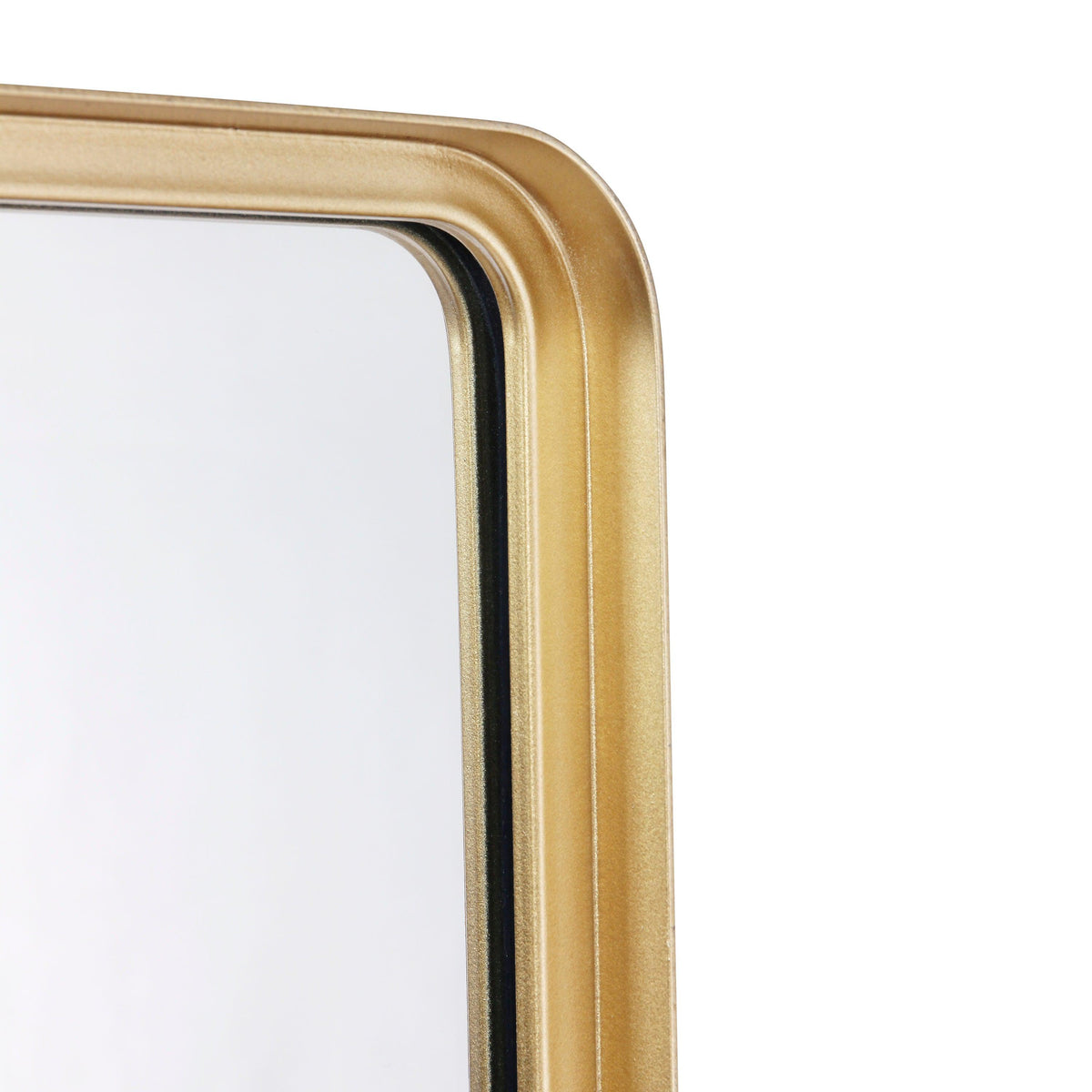 Matte Gold |#| Wall Mount 20inch x 30inch Mirror with Matte Gold Metal Frame/Silver Backed Glass