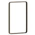 Janinne Decorative Wall Mirror - Rounded Corners, Bathroom & Living Room Glass Mirror Hangs Horizontal Or Vertical