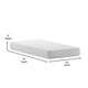 Twin |#| 8 Inch Cooling Green Tea Pressure Relieving Memory Foam Mattress in a Box - Twin