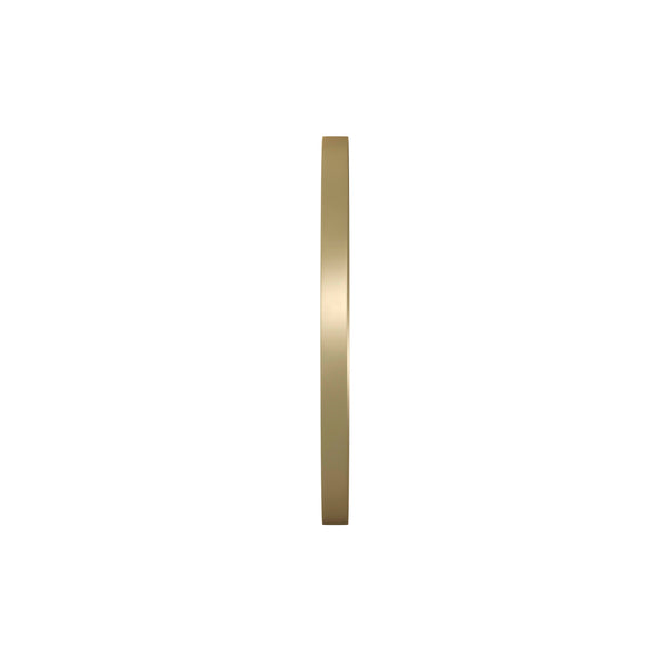 Gold,30" Round |#| 30" Round Accent Wall Mirror with Silver Backed Glass and Gold Metal Frame