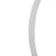 Silver,27.5" Round |#| 27.5" Round Accent Wall Mirror with Silver Backed Glass and Silver Metal Frame