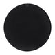 Black,30" Round |#| 30" Round Accent Wall Mirror with Silver Backed Glass and Black Metal Frame