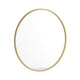 Gold,30inch Round |#| Wall Mount 30 Inch Shatterproof Round Accent Wall Mirror with Gold Metal Frame