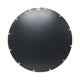 Gold,30inch Round |#| Wall Mount 30 Inch Shatterproof Round Accent Wall Mirror with Gold Metal Frame