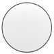 Black,36inch Round |#| Wall Mount 36 Inch Shatterproof Round Accent Wall Mirror with Black Metal Frame