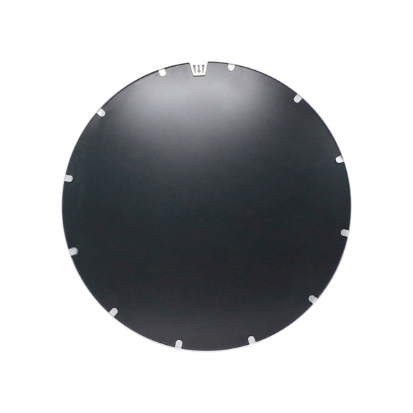 Silver,30inch Round |#| Wall Mount 30 Inch Shatterproof Round Accent Wall Mirror with Silver Metal Frame