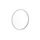 Silver,20inch Round |#| Wall Mount 20 Inch Shatterproof Round Accent Wall Mirror with Silver Metal Frame