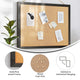 Black,20inchW x 30inchH |#| Commercial 20x30 Wall Mount Linen Board with Wooden Push Pins - Black