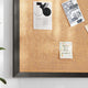 Black,20inchW x 30inchH |#| Commercial 20x30 Wall Mount Linen Board with Wooden Push Pins - Black