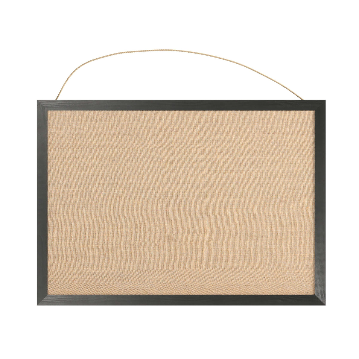 Black,20inchW x 30inchH |#| Commercial 20x30 Wall Mount Linen Board with Wooden Push Pins - Black