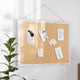 White Washed,20inchW x 30inchH |#| Commercial 20x30 Wall Mount Linen Board with Wooden Push Pins - Whitewashed