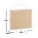 White Washed,20inchW x 30inchH |#| Commercial 20x30 Wall Mount Linen Board with Wooden Push Pins - Whitewashed