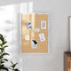 White Washed,20inchW x 30inchH |#| Commercial 20x30 Wall Mount Linen Board with Wooden Push Pins - Whitewashed