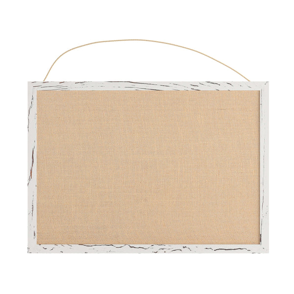 White Washed,20inchW x 30inchH |#| Commercial 20x30 Wall Mount Linen Board with Wooden Push Pins - Whitewashed