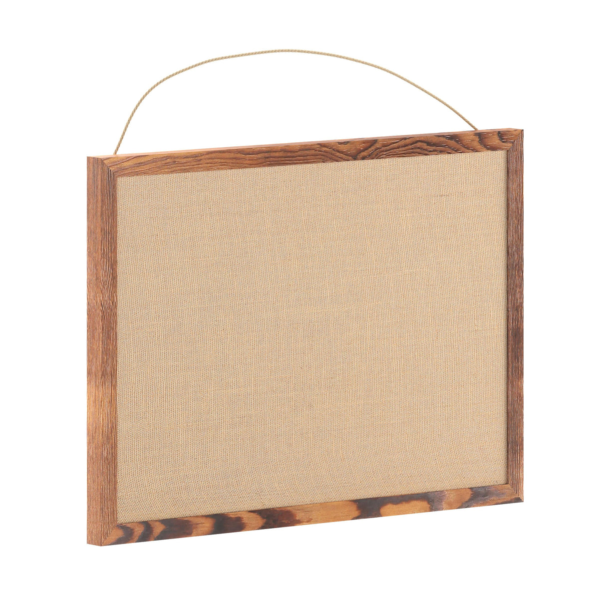 Torched Brown,20inchW x 30inchH |#| Commercial 20x30 Wall Mount Linen Board with Wooden Push Pins - Torched Brown