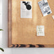 Torched Brown,20inchW x 30inchH |#| Commercial 20x30 Wall Mount Linen Board with Wooden Push Pins - Torched Brown