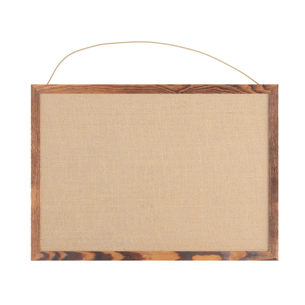 Torched Brown,20inchW x 30inchH |#| Commercial 20x30 Wall Mount Linen Board with Wooden Push Pins - Torched Brown