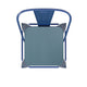 Blue/Teal-Blue |#| All-Weather Commercial Counter Stool with Removable Back/Poly Seat-Blue/Teal